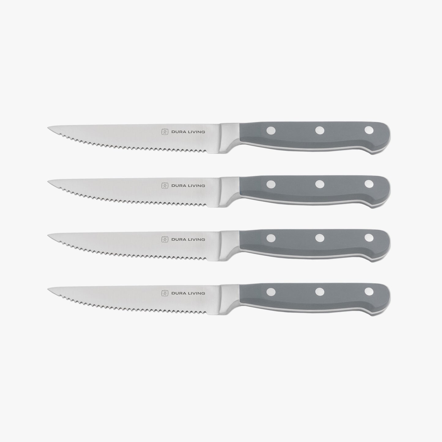 Superior Set of 4 Steak Knives - Gray-0